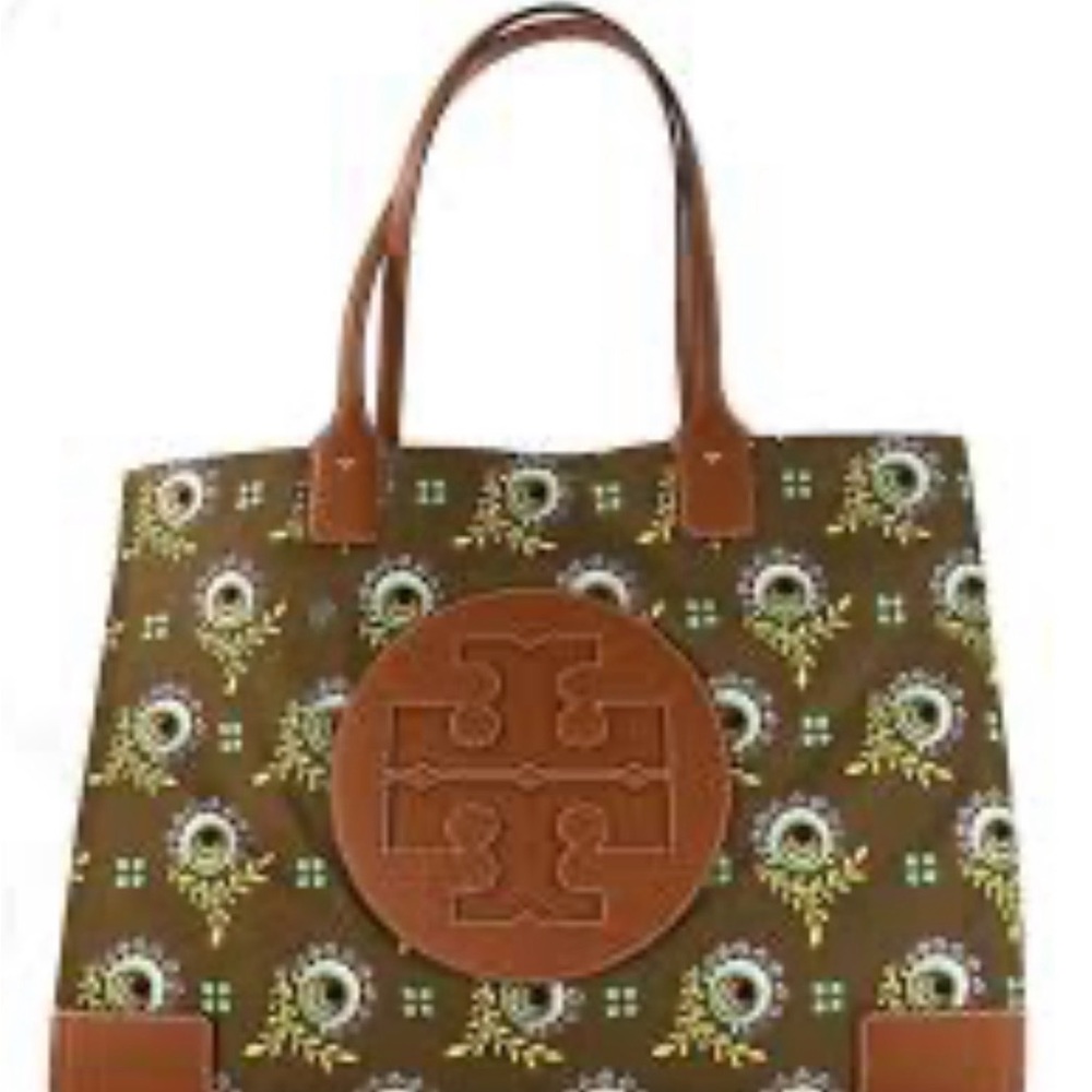Tory Burch Peacock Design Tote